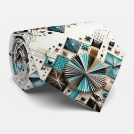 Abstract Mid Century Modern Starburst DIamond Slips