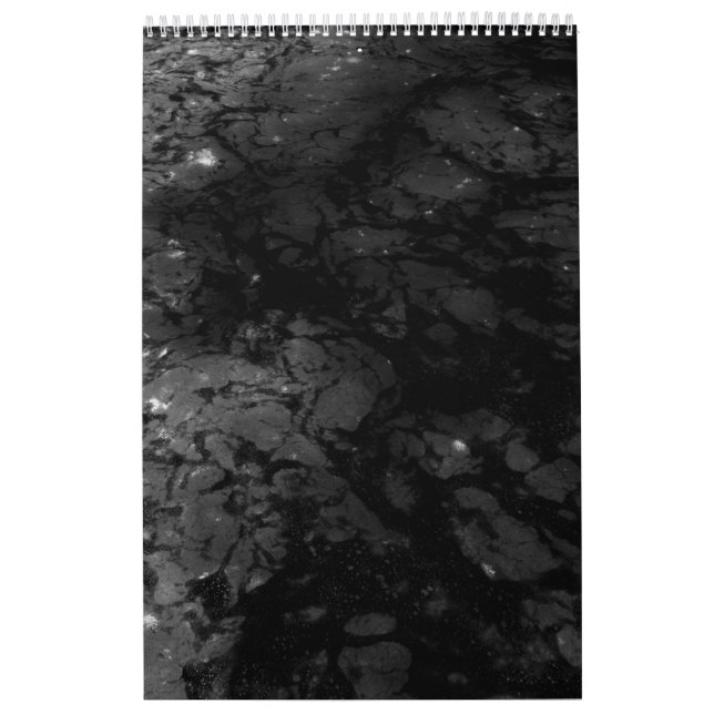 Abstract Midnight Ripples of Rio Vermelho Kalender (Omslag)