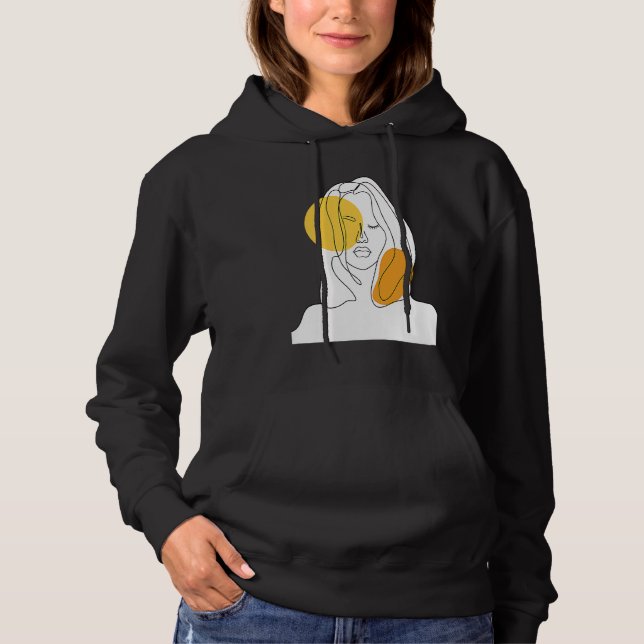 Abstract minimalist beauty from inside girl t shirt (Framsida)