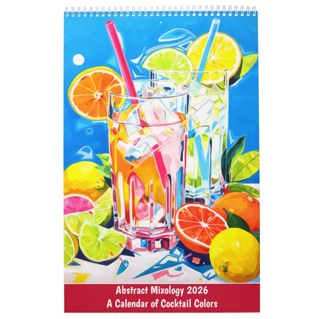 Abstract Mixology 2026 – A Calendar of Cocktail Co Kalender (Omslag)