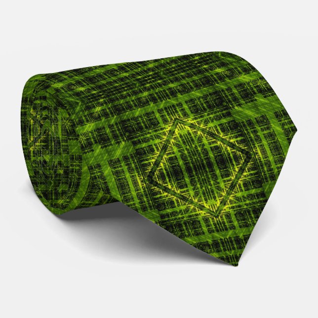 Abstract Modern Green Eco Hi-tech Fractal Art Slips (Rullad)