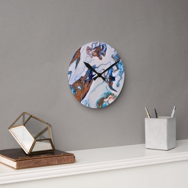 abstract modern. rund klocka (Kontor)