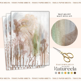 Abstract Modern Texture Decoupage Tissue Paper