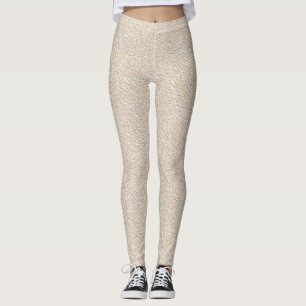 Abstract modern textured stone paper effect leggings