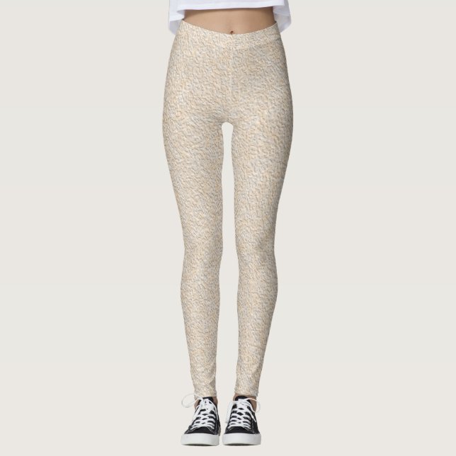 Abstract modern textured stone paper effect leggings (Framsida)