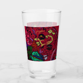 Abstract Moon Galaxy Art Glaskopp