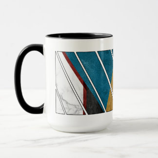 abstract mug design mugg