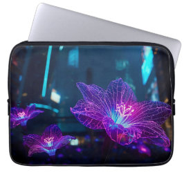 Abstract Neon Veins 13' Laptop Fodral