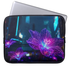 Abstract Neon Veins 15' Laptop Fodral