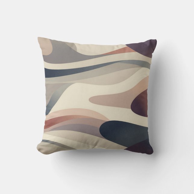 Abstract Neutral Pillow Kudde (Framsida)
