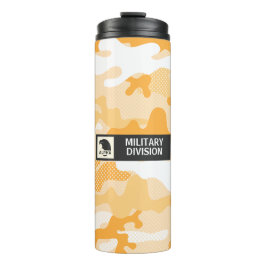 Abstract Orange Camouflage Pattern