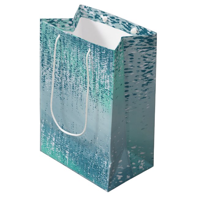 Abstract Paint Splatter Gift Bags (Framsidan Vinklad)