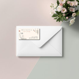 Abstract Pastel Design: Modern Florals & Geometry Fraktsedel