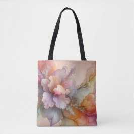 Abstract Pastel Lavender Floral Cloud Landscape Tygkasse