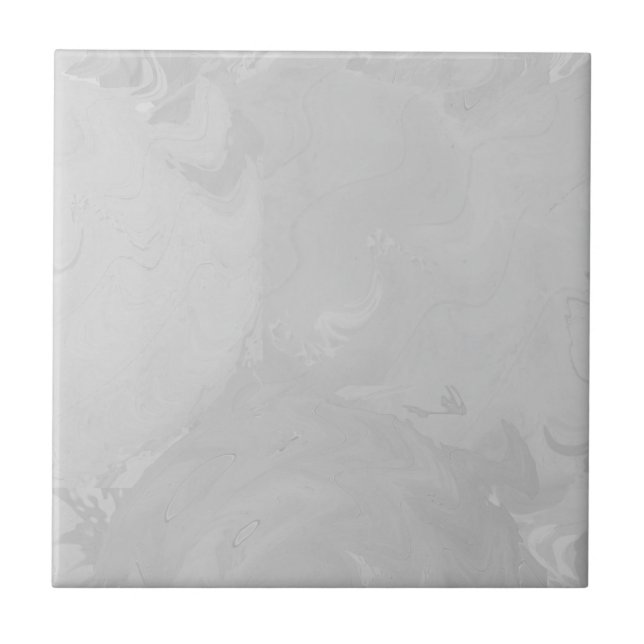 Abstract Pastel Swirl Gray Kakelplatta (Framsidan)