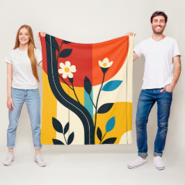 abstract pattern fleecefilt