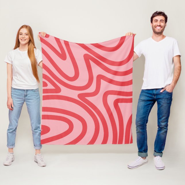 abstract pattern fleecefilt (På plats)