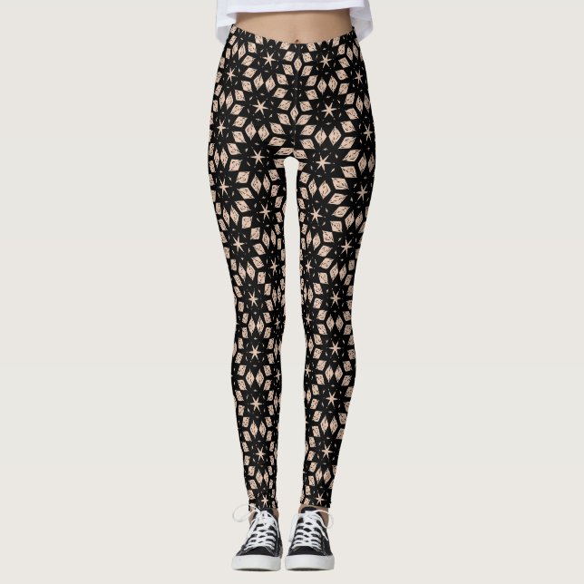 Abstract Pattern Leggings (Framsida)