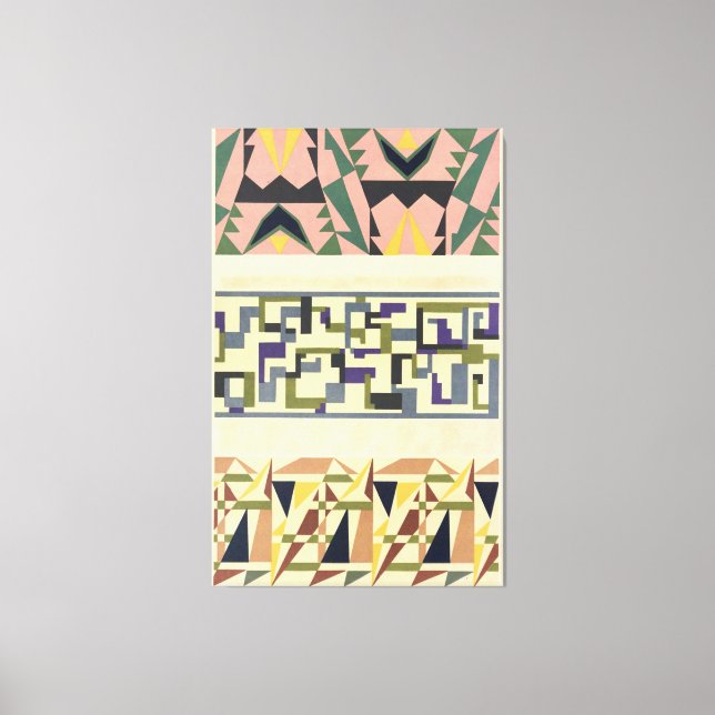 Abstract Pattern Portfolio Pl.18  Canvastryck (Framsida)