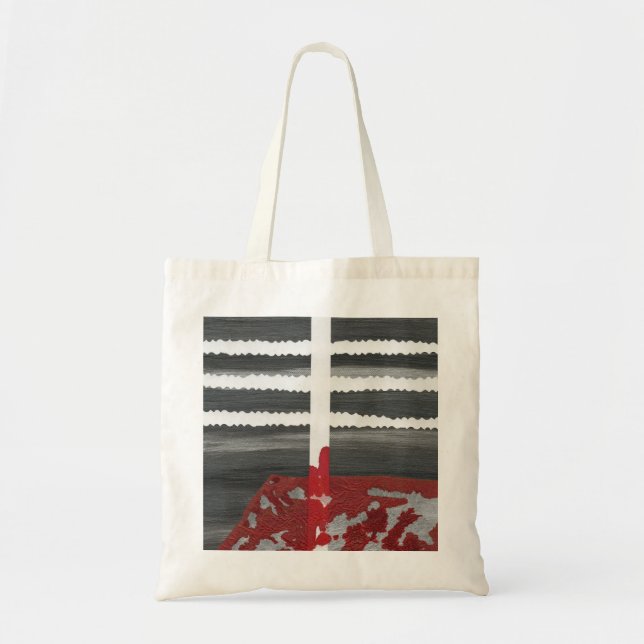 Abstract Patterns with Stripes Tygkasse (Framsidan)
