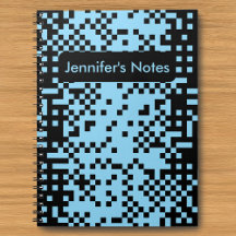 Abstract Pixel Effect Pattern Notebook