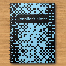 Abstract Pixel Effect Pattern Notebook Anteckningsbok