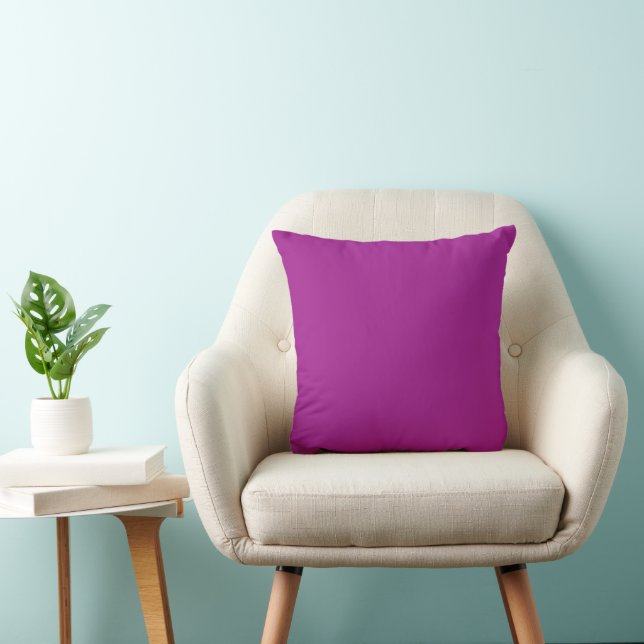 Abstract purple Solid Plain Color Kudde (Stol)