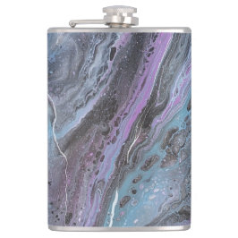 Abstract Purple & Teal Flow Fickplunta