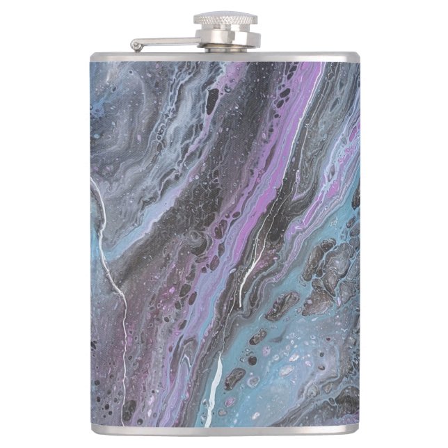 Abstract Purple & Teal Flow Fickplunta (Framsidan)