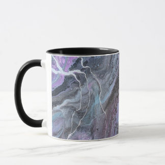 Abstract Purple & Teal Flow Mug Mugg