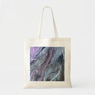 Abstract Purple & Teal Flow Tygkasse