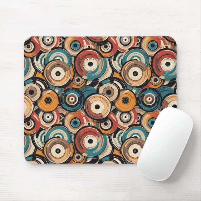 Abstract records Mouse Pad Musmatta (Med mus)