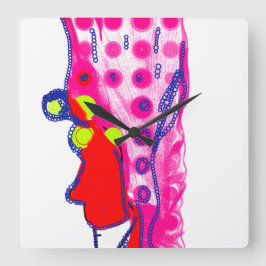 Abstract Regal Art Fyrkantig Klocka