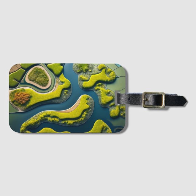 Abstract River Estuary Bagagebricka (Framsida horisontal)