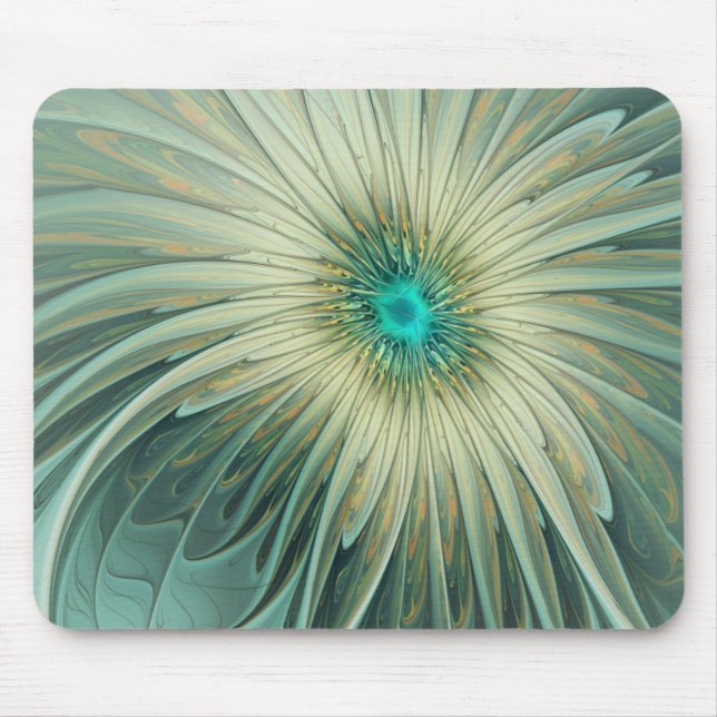 Abstract Sage Green Fantasy Flower Fractal Art Musmatta (Framsidan)
