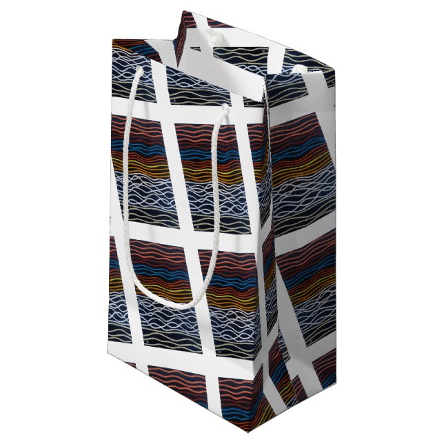 Abstract Seafront Painting by Alfred Fox (Framsidan Vinklad)