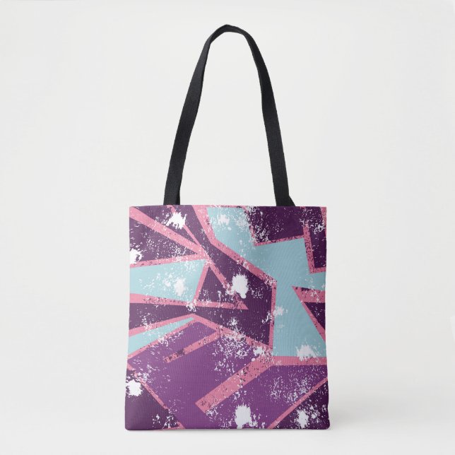 Abstract seamless geometric pattern. grunge urban  tygkasse (Framsida)