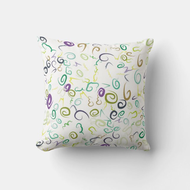 Abstract seamless pattern handmadeabstract, art, b kudde (Framsida)