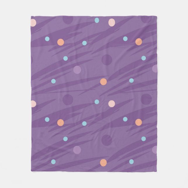 Abstract seamless purple pattern with circles and  fleecefilt (Framsidan)