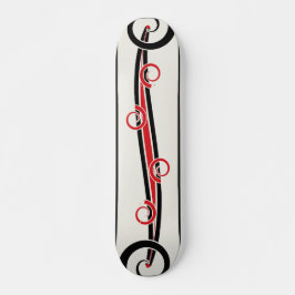 Abstract Serpentine Flow Mini Skateboard Bräda 18,5 Cm