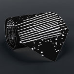 Abstract Stripe Dot Neck tie Slips<br><div class="desc">Achieve effortless style with our Abstract Stripe Dot Neck tie. Its contemporary black and white design,  featuring artistic dots and clean lines,  offers a sophisticated yet trendy look. An ideal accessory for the office,  a night out,  or making a memorable impression anywhere.</div>