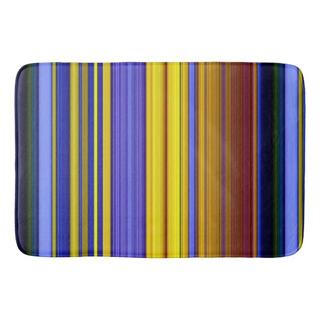 Abstract Stripes Design 1 Badrumsmatta (Framsidan)