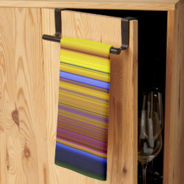Abstract Stripes Design 1 Kökshandduk
