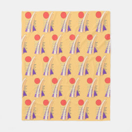 Abstract Sun, Shadows, Reflections, and Structures Fleecefilt