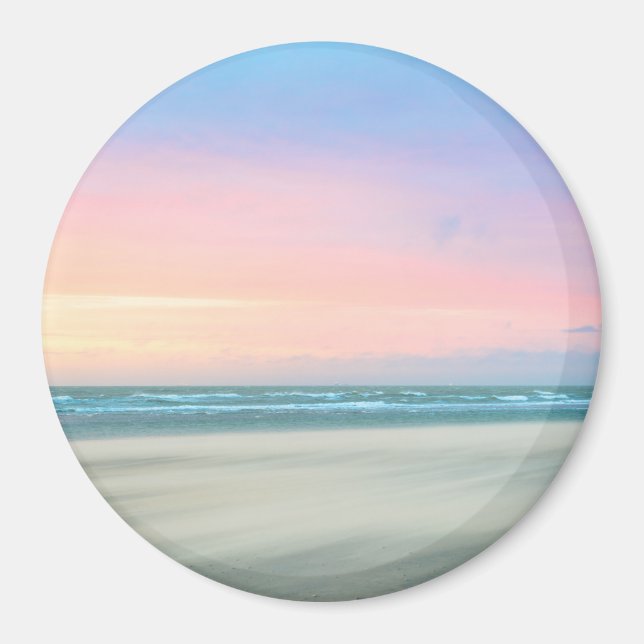 Abstract sunset at the beach in the Hague Magnet (Framsidan)