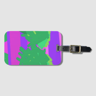 Abstract Sunset Luggage Tag Bagagebricka