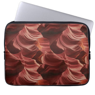 Abstract Swirling Mönstret för Antelope Canyon Laptop Fodral