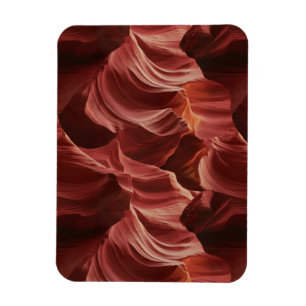 Abstract Swirling Mönstret för Antelope Canyon Magnet