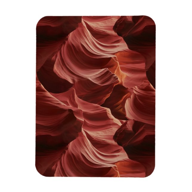Abstract Swirling Mönstret för Antelope Canyon Magnet (Vertikal)