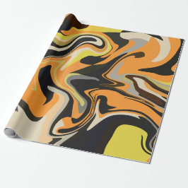 Abstract Swirling Pattern in Earthy Tones Presentpapper